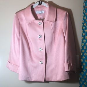 Pink Tahari blazer 14W